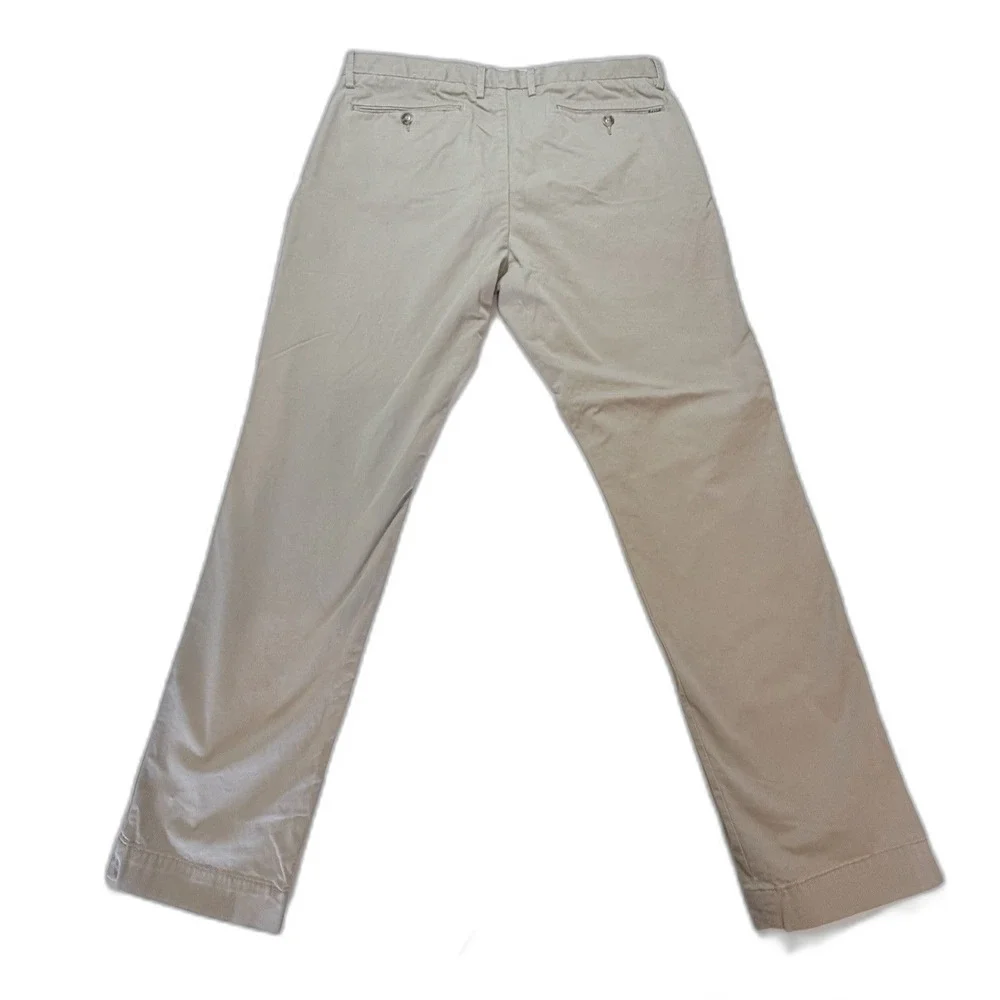 Polo Ralph Lauren Men’s 36x32 Khaki Stretch Slim Fit Pants Chino Beige